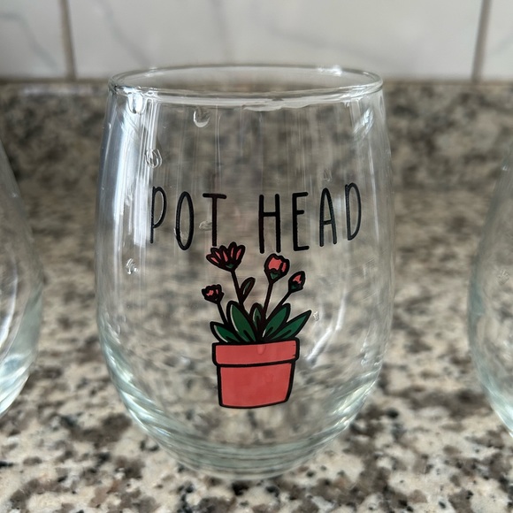 Stemless wine glass set - Picture 3 of 5